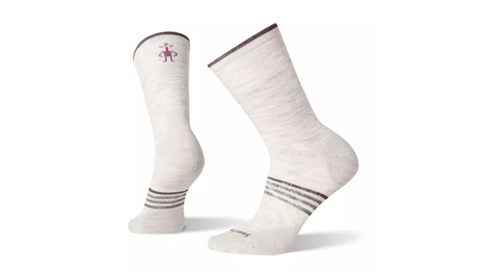 Smartwool PhD Run Light Elite Crew Socks - Womens, Ash, Large, SW001438069-L