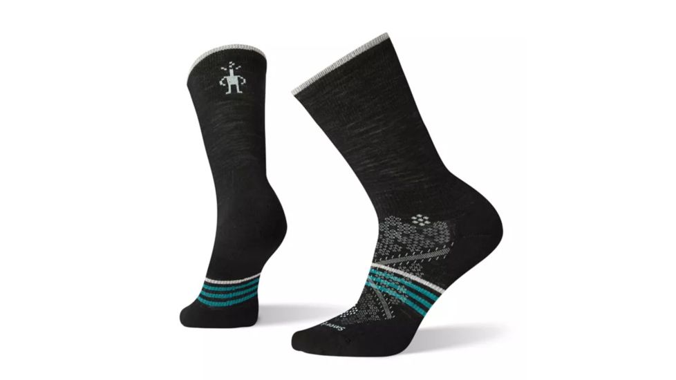 Smartwool PhD Run Light Elite Crew Socks - Womens, Black, Medium, SW001438001-M