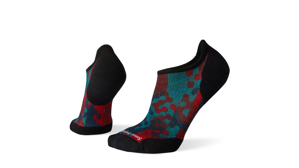Smartwool PhD Run Light Elite Fast Camo Print Micro Socks - Mens, Alpine Blue, Extra Large, SW001255B25-XL
