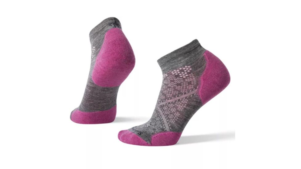 Smartwool PhD Run Light Elite Low Cut Socks - Womens, Meadow Mauve, Medium, SW0SW211A22-M