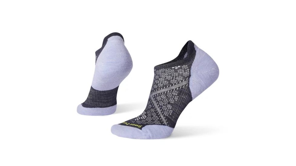 Smartwool PhD Run Light Elite Micro Socks - Womens, Deep Navy/Purple Mist, Medium, SW0SW210A70-M