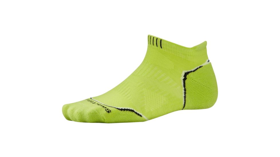 Smartwool PhD Run Light Micro Sock - Men's-SmartWool Green-Large