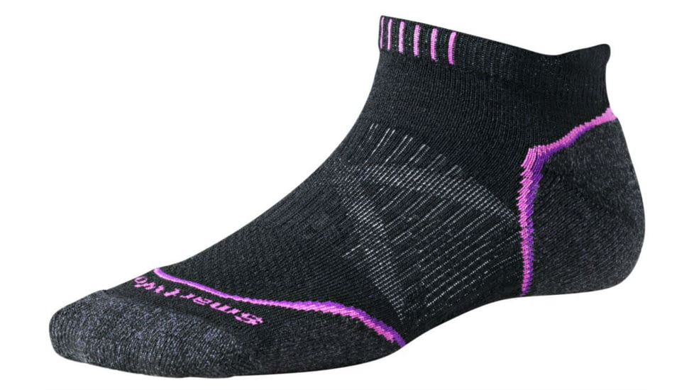 Smartwool PhD Run Light Micro Sock - Women's-Black-Small