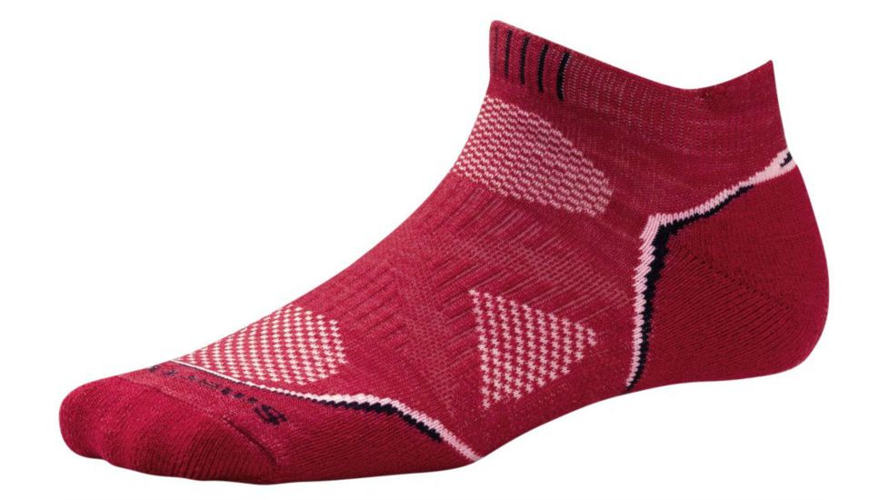 Smartwool PhD Run Light Micro Sock - Women's-Persian Red-Small