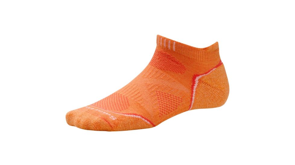 Smartwool PhD Run Light Micro Sock - Womens-Nectarine-Small