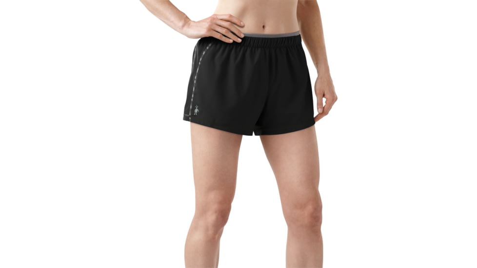 Smartwool PhD Run Short - Women's-Black-Small