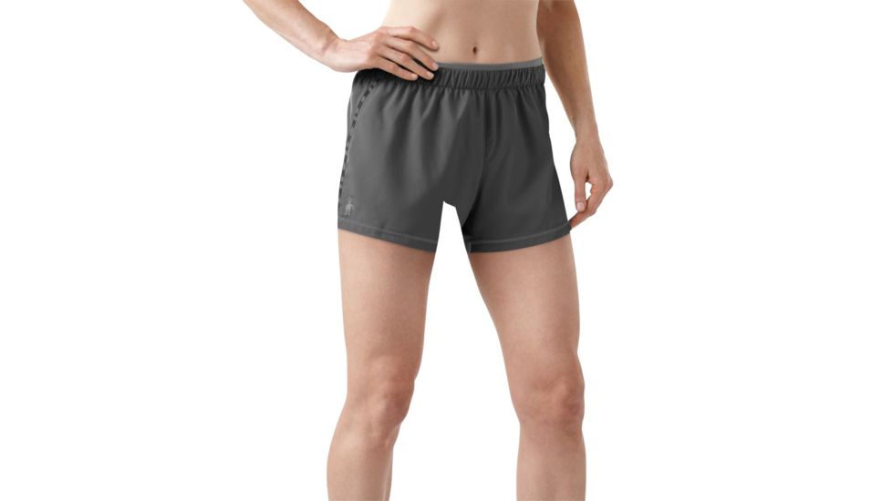 Smartwool PhD Run Short - Women's-Graphite-X-Small