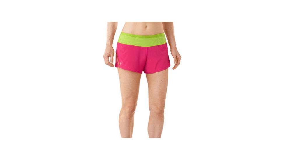 Smartwool PhD Run Short - Womens, Bright Pink, Large, SW0SO136684L