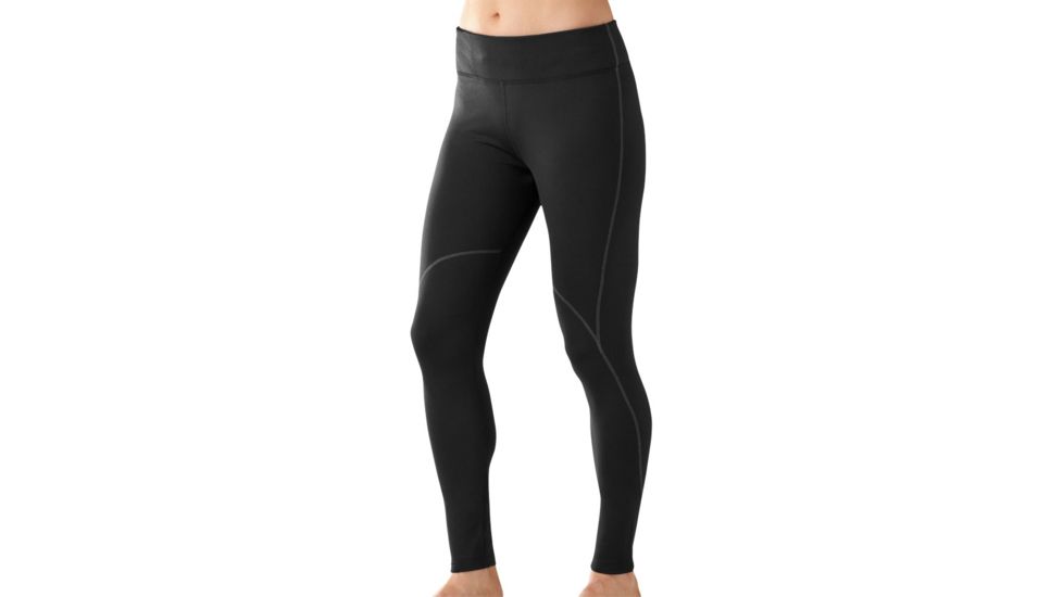 Smartwool PhD Run Tight - Women's-Black-Regular Inseam-X-Small