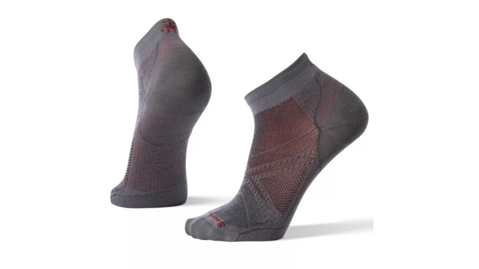 Smartwool PhD Run Ultra Light Low Cut Socks - Mens, Graphite, Medium, SW001406018-M