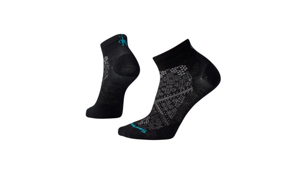 Smartwool PhD Run Ultra Light Low Cut Socks - Women's, Black, Medium, SW001409001-M