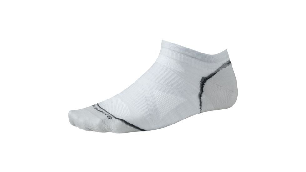PhD Run Ultra Light Micro Sock - Mens-Small-Silver