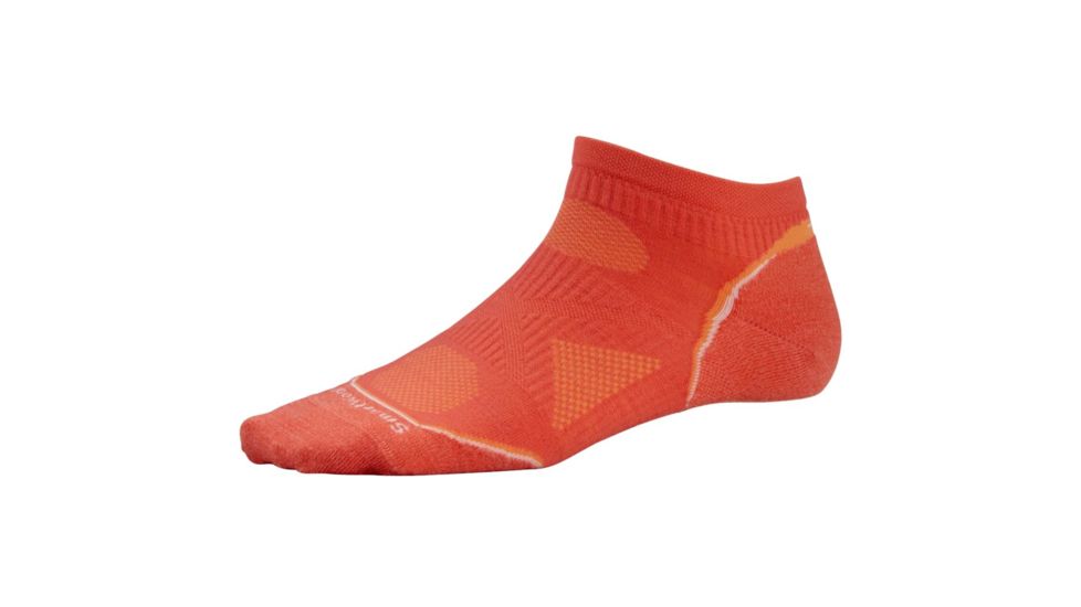 Smartwool PhD Run Ultra Light Micro Sock - Womens-Poppy-Large