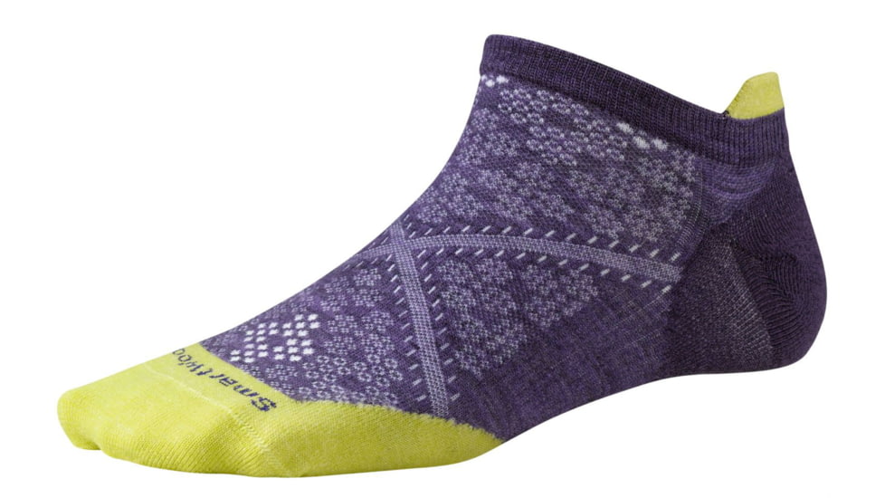 Smartwool PhD Run Ultra Light Micro Sock - Womens-Desert Purple-Small