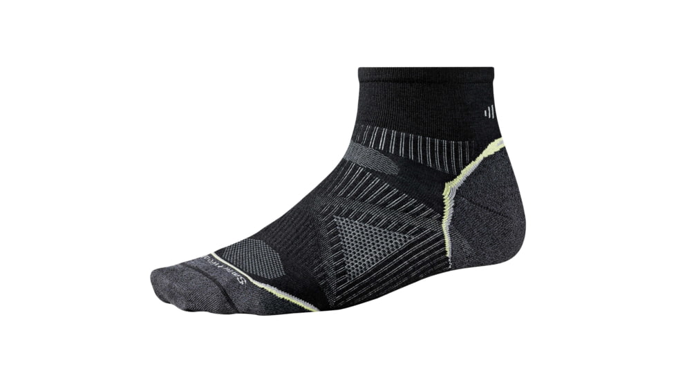 Smartwool PhD Run Ultra Light Mini Sock - Men's -X-Large-Black