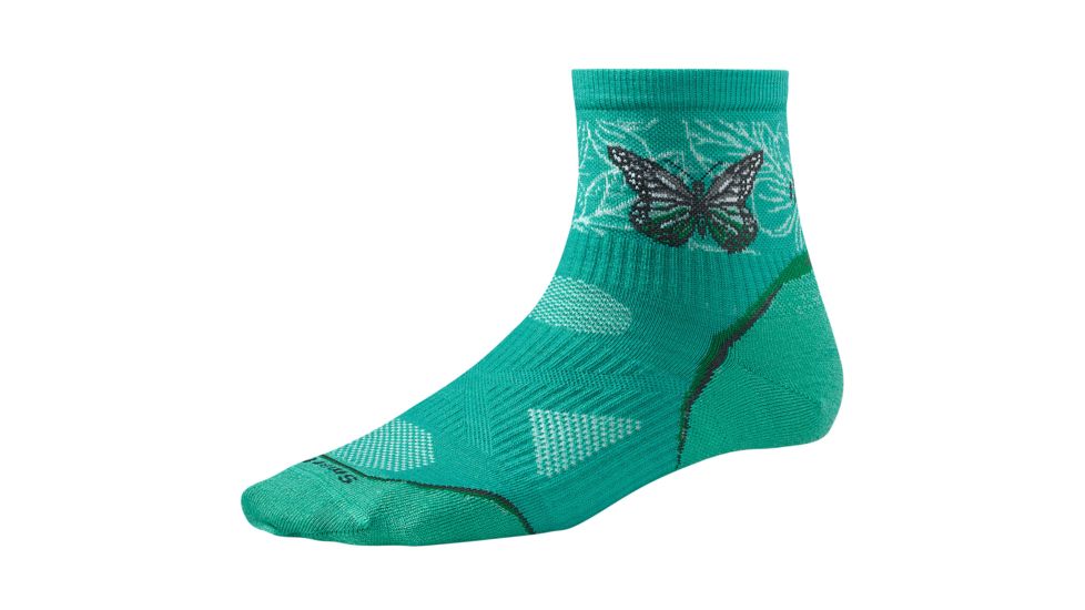 PhD Run Ultra Light Mini Sock - Womens-Poppy-Small