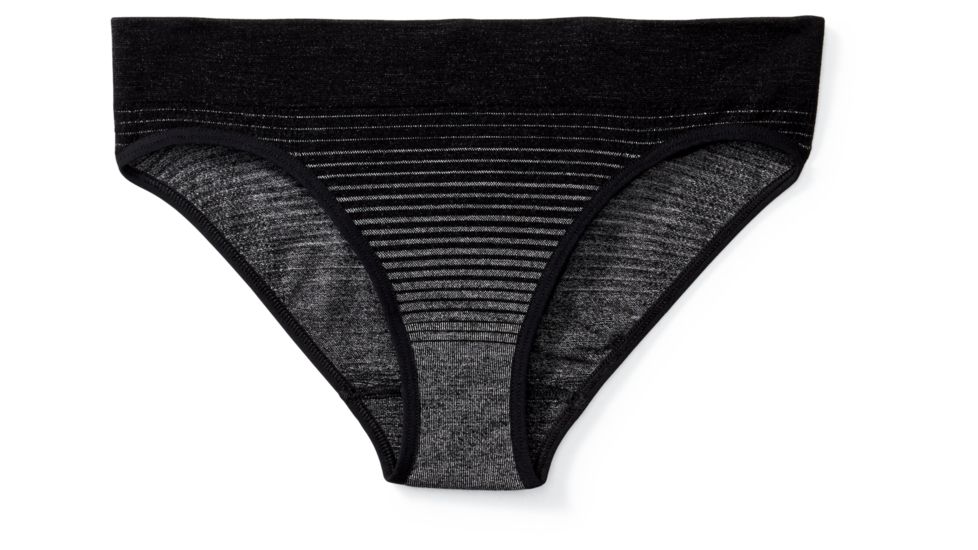 Smartwool PhD Seamless Bikini Womens, Black, XS, SW016026001-XS