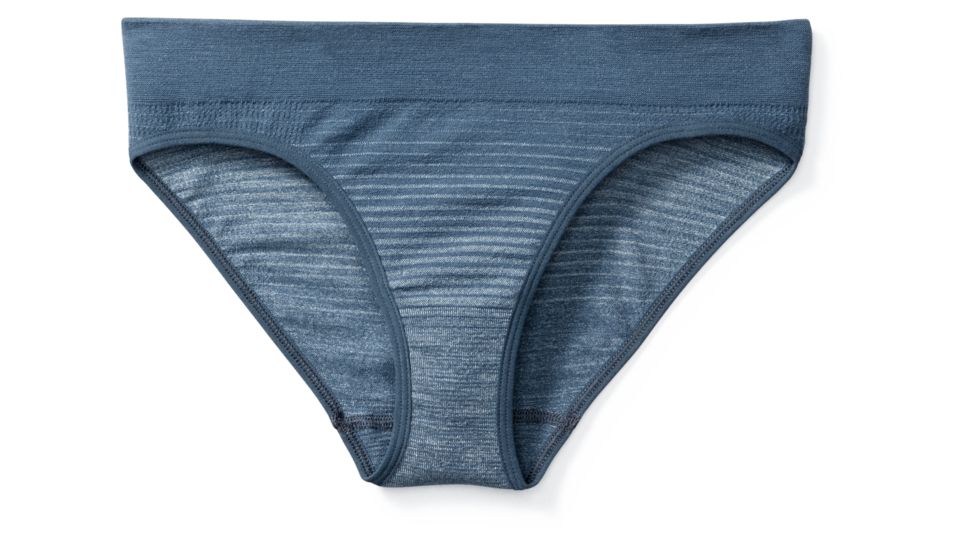 Smartwool PhD Seamless Bikini Womens, Dark Blue Steel, XS, SW016026292-XS