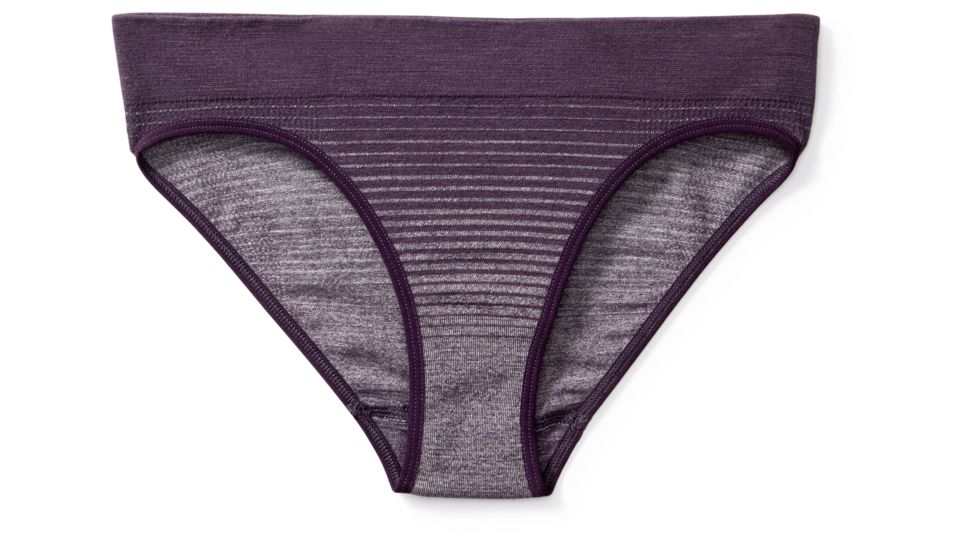 Smartwool PhD Seamless Bikini Womens, Bordeaux, M, SW016026590-M