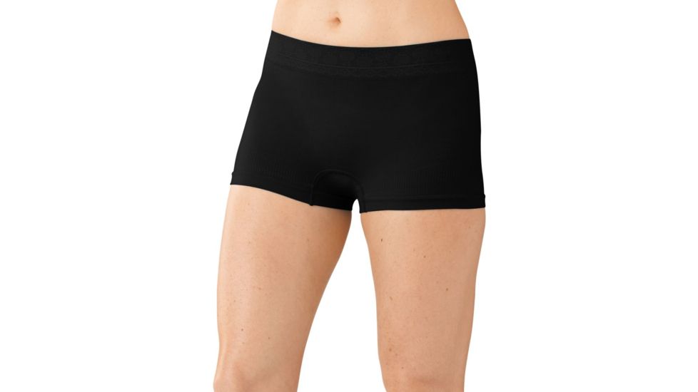 Smartwool PhD Seamless Boy Short - Women's-Black-X-Small