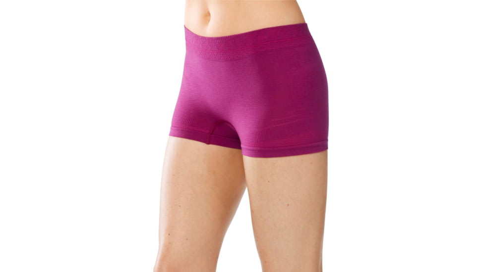 Smartwool PhD Seamless Boy Short - Women's-Berry-Small
