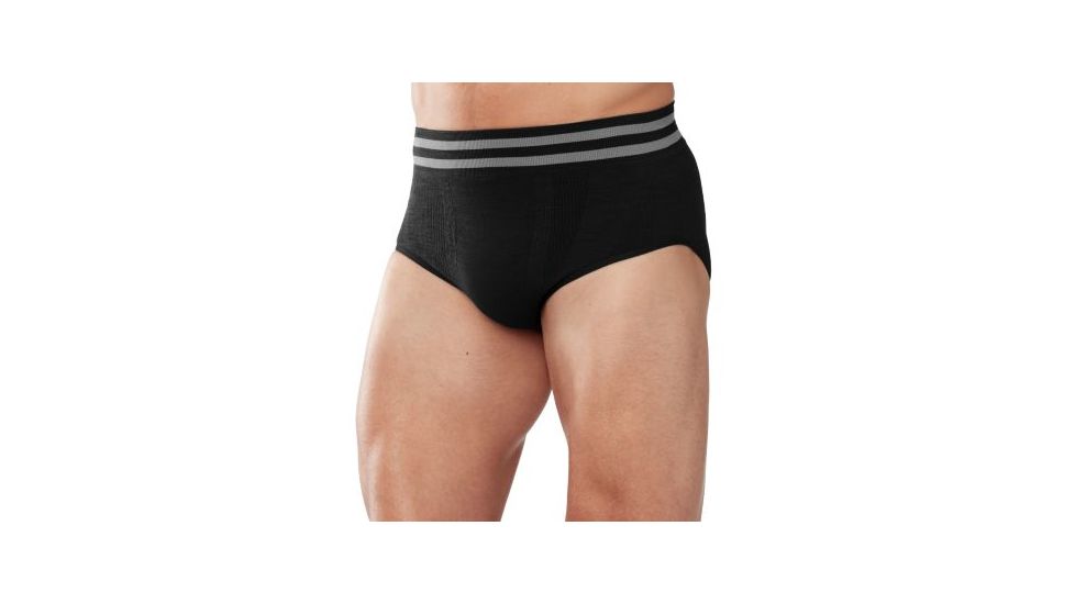 Smartwool PhD Seamless Brief, Graphite, Extra Large SW016001018-XL