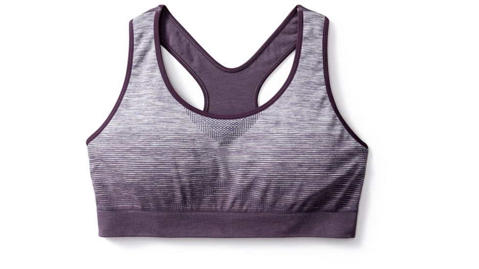 Smartwool PhD Seamless Racerback Bra Womens, Bordeaux, XS, SW016024590-XS