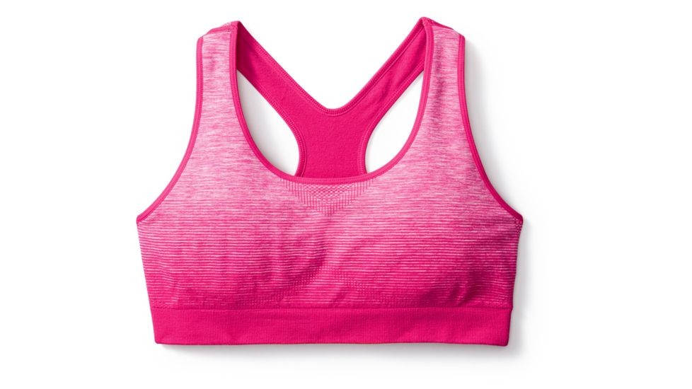 Smartwool PhD Seamless Racerback Bra Womens, Potion Pink, XS, SW016024906-XS