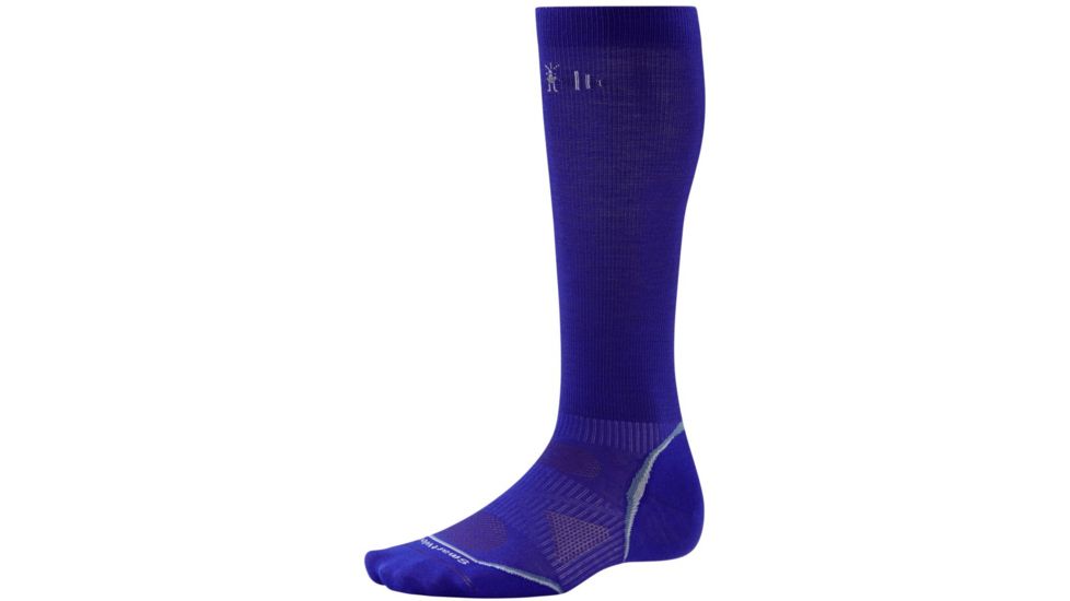 Smartwool PhD Ski Graduated Compression Ultra Light Sock - Mens-Liberty-Small