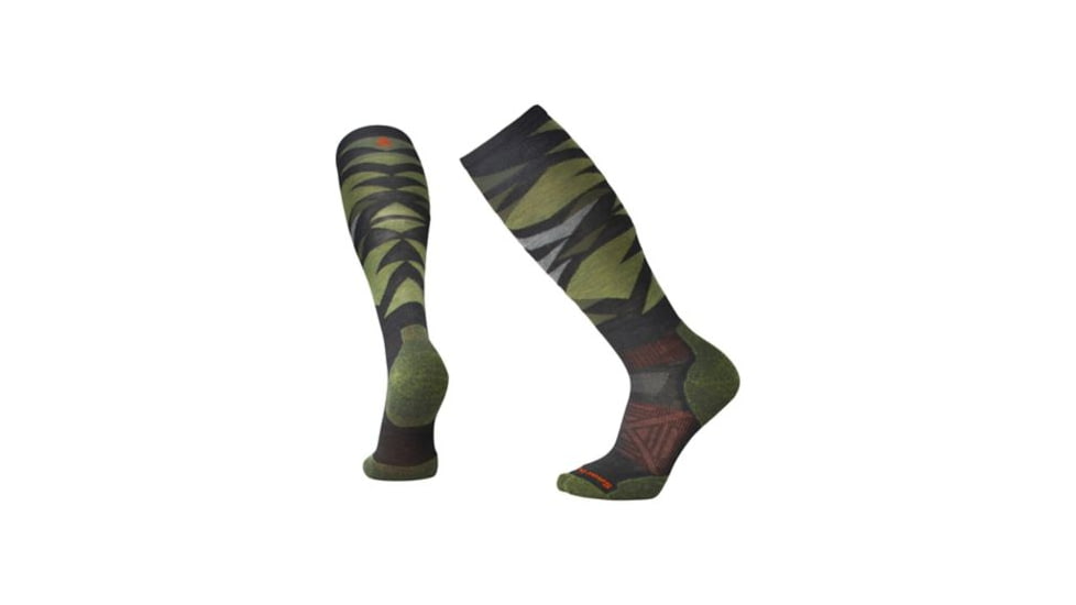 Smartwool PhD Ski Light Pattern Sock - Men's, Charcoal, X-Large SW001090003-XL