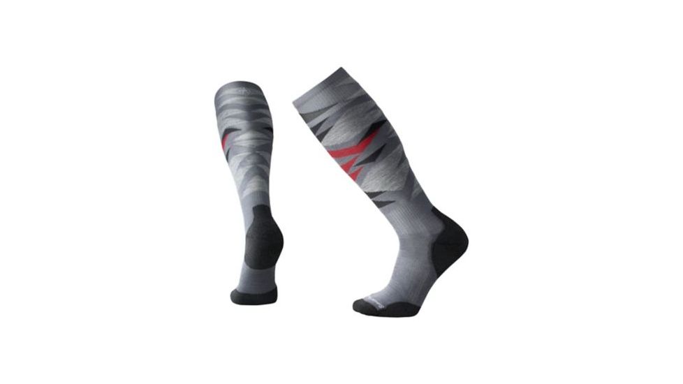 Smartwool PhD Ski Light Pattern - Unisex, Graphite, Medium, SW001090018-M