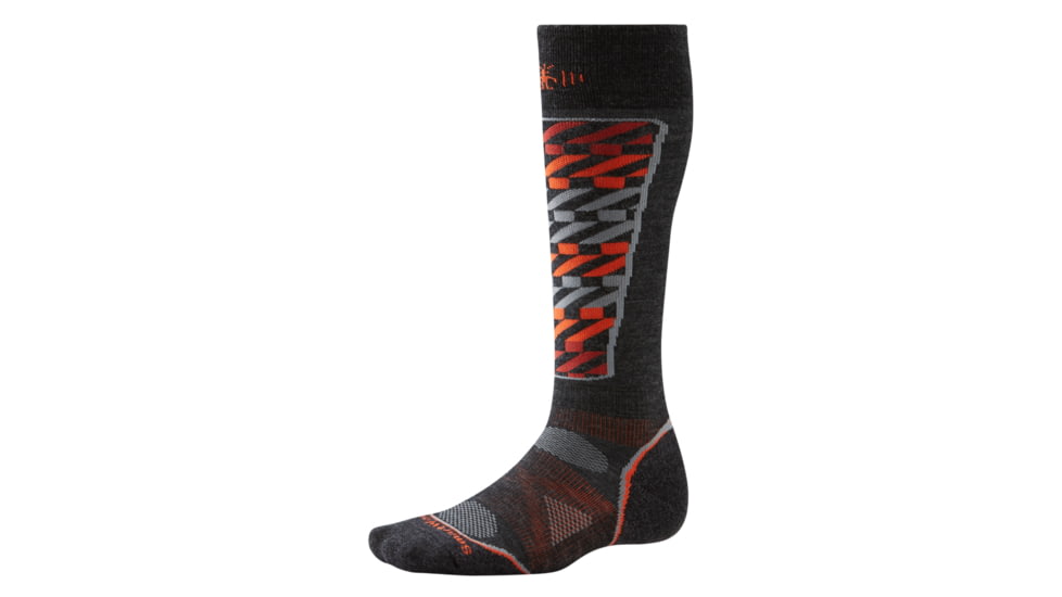 Smartwool PhD Ski Light Sock - Men's-X-Large-Charcoal