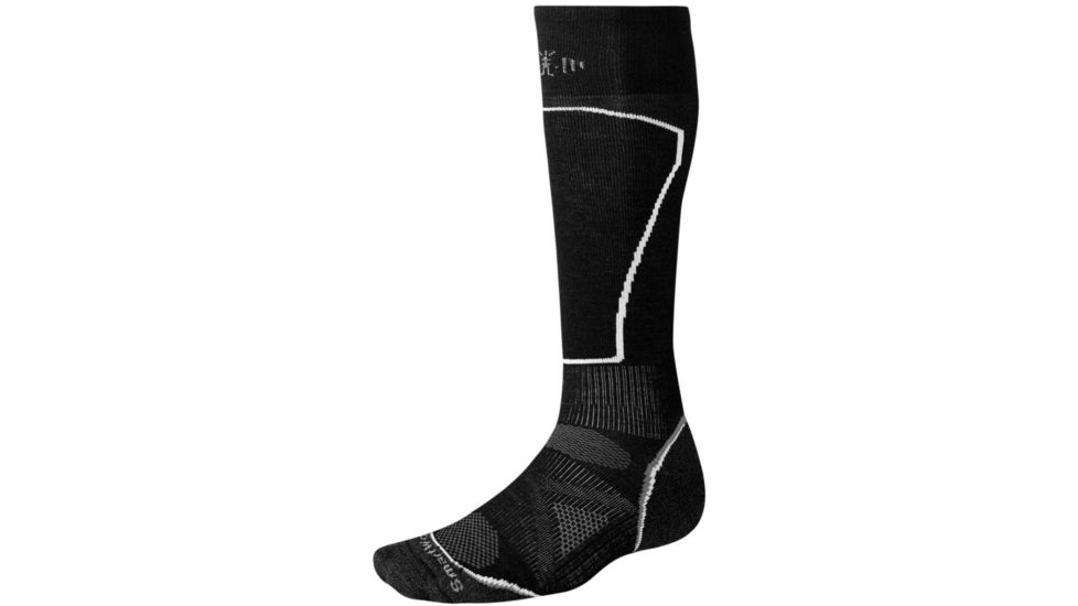 PhD Ski Light Sock - Mens-Medium-Black