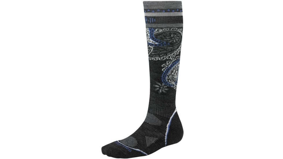 PhD Ski Light Sock - Womens-Charcoal-Small