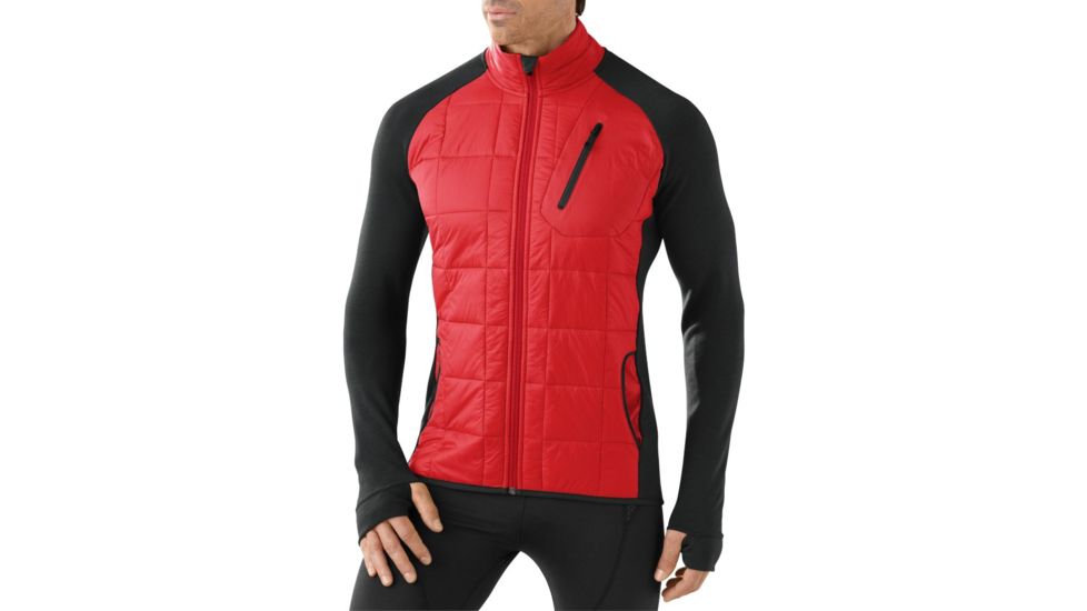 Smartwool PhD Smartloft Divide Full Zip Jacket - Men's-Bright Red-X-Large