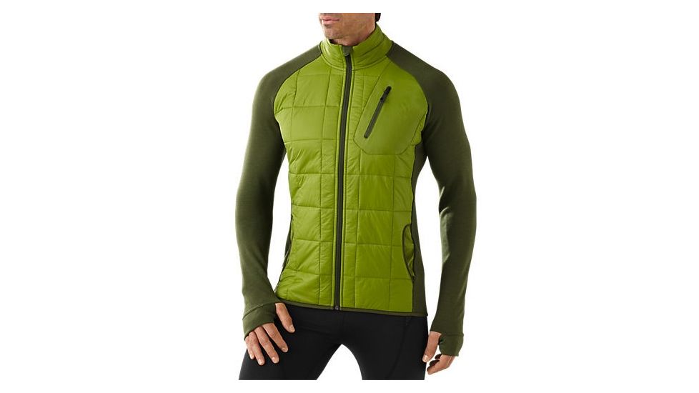 Smartwool PhD Smartloft Divide Full Zip Jacket - Men's-Pesto-X-Large