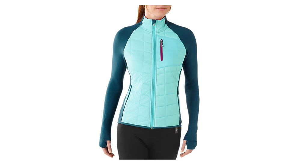 Smartwool PhD Smartloft Divide Full Zip Jacket - Women's-Clearwater-Large