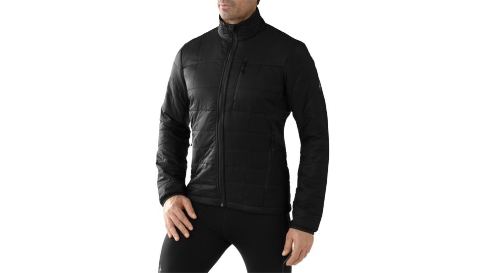 Smartwool PhD SmartLoft Full Zip Jacket - Men's-Black-Small