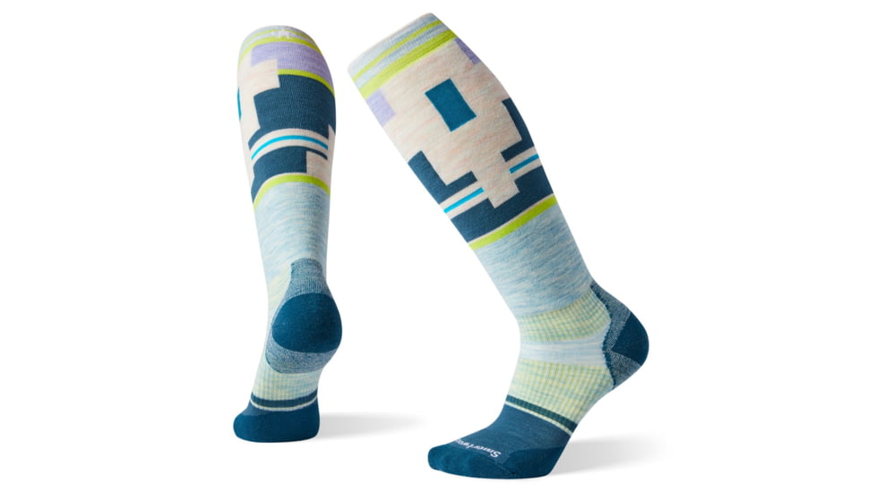 Smartwool PhD Snow Light Elite Socks - Womens, Frosty Green, Large, SW004118B72-L