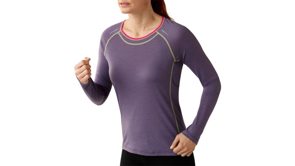 Smartwool PhD Ultra Light Long Sleeve Top - Women's-Desert Purple-X-Small