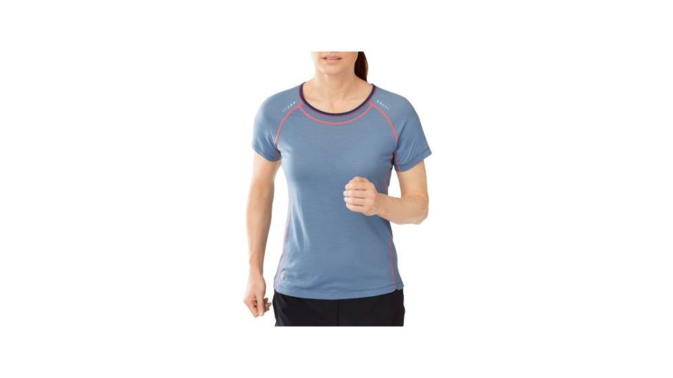 Smartwool PhD Ultra Light Short Sleeve - Womens, Blue Steel, Extra Small, SW0SO134474XS