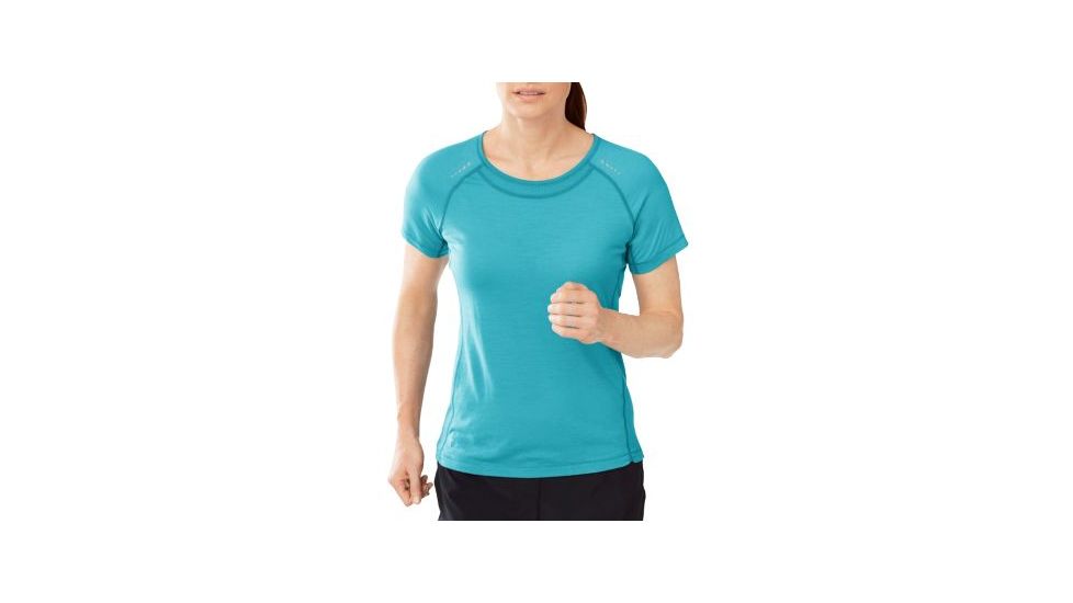 Smartwool PhD Ultra Light Short Sleeve - Womens, Light Capri, Extra Small, SW0SO134438XS