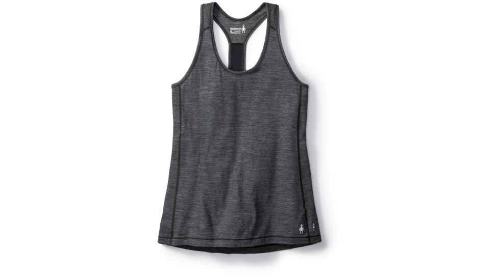 Smartwool PhD Ultra Light Tank Womens, Charcoal, XL, SW015141003-XL