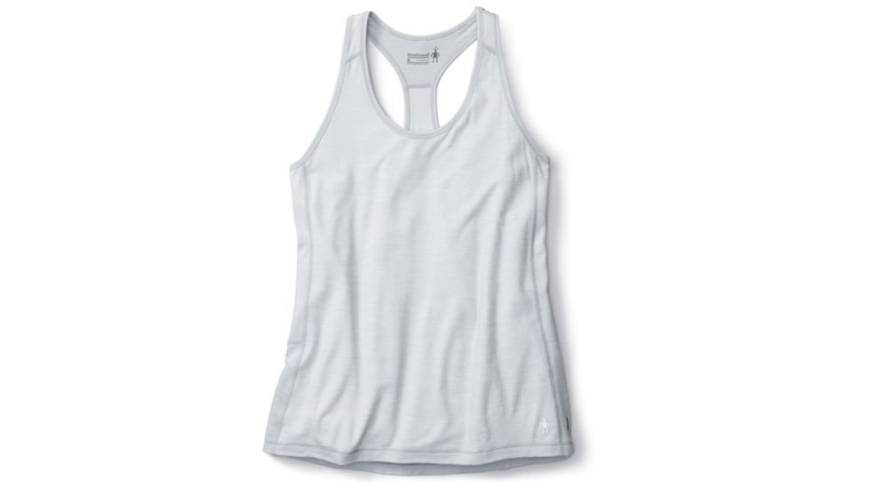 Smartwool PhD Ultra Light Tank Womens, Pebble Gray, L, SW015141083-L