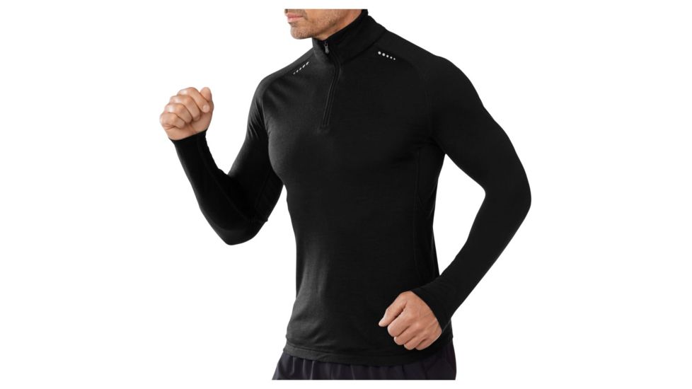 PhD Ultra Light Zip T -Mens-Black-Medium