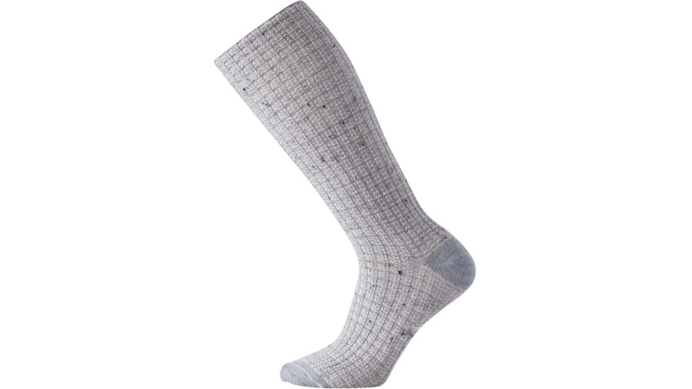 Smartwool Premium Broadmoore Marl Boot Sock - Women's-Blue Ice Heather-Medium