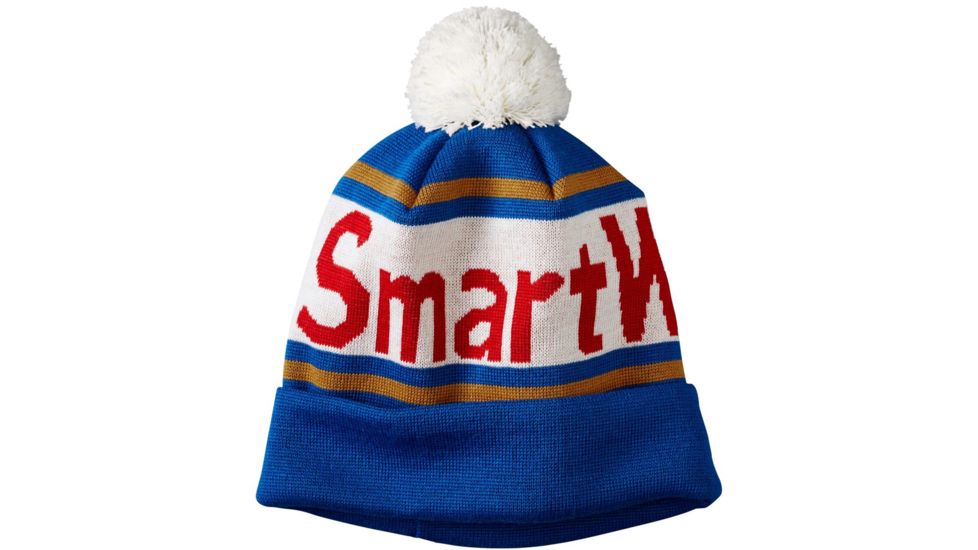 Smartwool Retro logo Beanie - Mens -Bright Blue