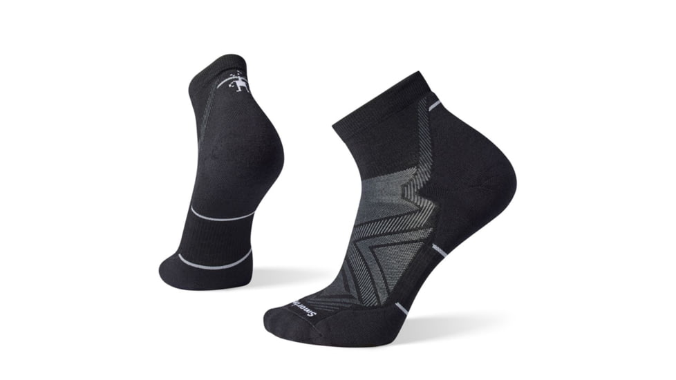Smartwool Run Targeted Cushion Ankle Socks - Mens, Black, Large, SW001661001L