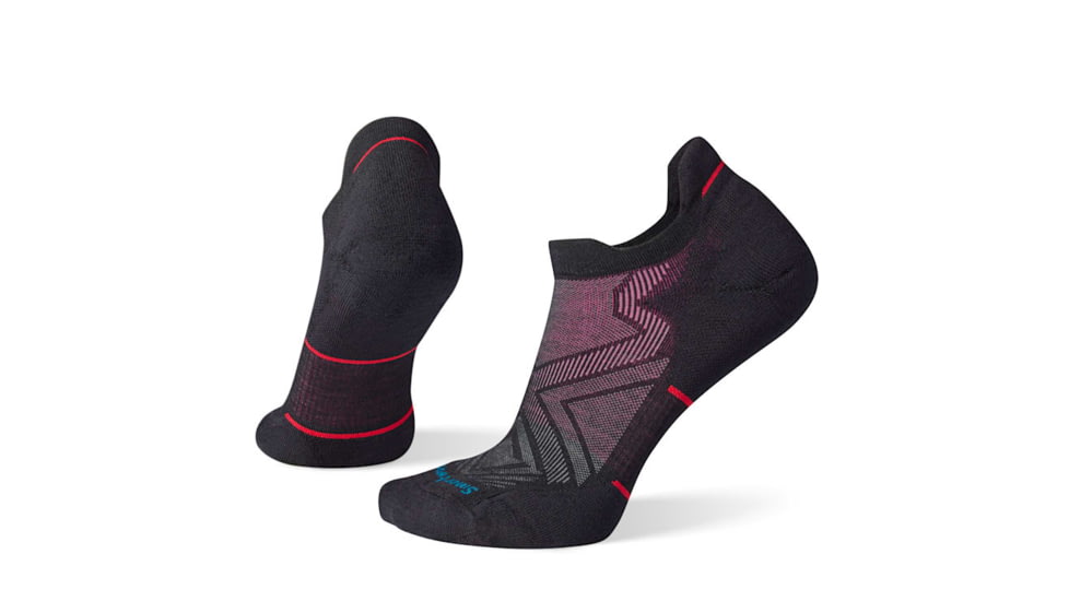 Smartwool Run Targeted Cushion Low Ankle Socks - Womens, Black, Extra Large, SW00167100110XL000