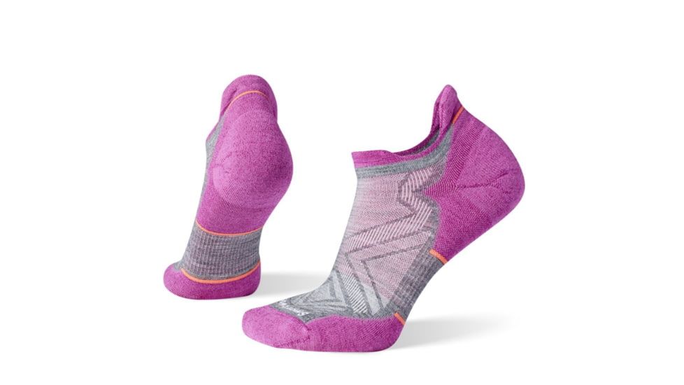 Smartwool Run Targeted Cushion Low Ankle Socks - Womens, Medium Gray, Medium, SW001671052M